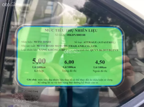 Mitsubishi Attrage CVT 2019 - Một chủ Hà Nội