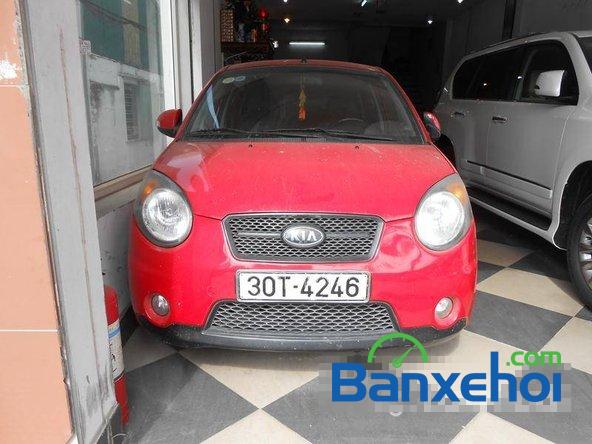 Cần bán gấp Kia Morning SLX đời 2008, màu đỏ đã đi 70000 km, giá bán 305Tr