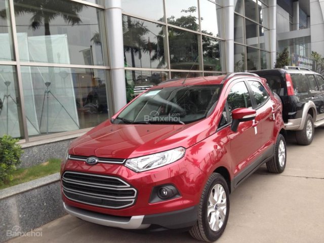 Bán ô tô Ford EcoSport 1.5 AT đời 2017, màu đỏ, giá cạnh tranh nhất tại Lào Cai