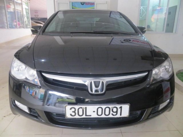 Honda Civic 2008, màu đen, số tự động, 525 triệu