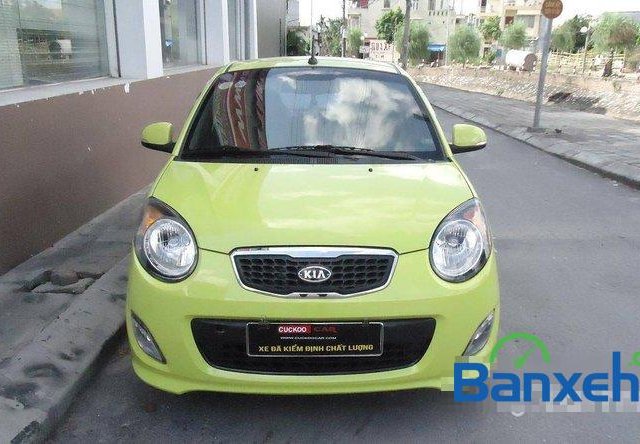 Xe Kia Morning 2009 cũ màu xanh lá cây đang được bán với giá 358tr