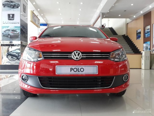 Bán ô tô Volkswagen Polo 1.6L năm 2014, màu đỏ, nhập khẩu, giá chỉ 648triệu