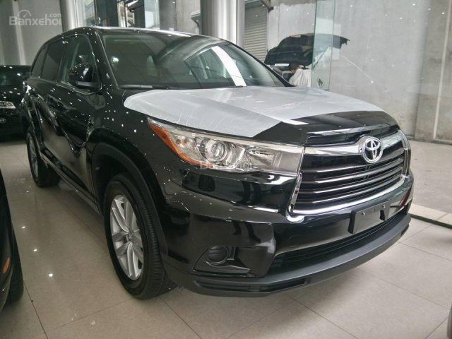 Mình cần bán xe Toyota Highlander LE 2.7L - 2016 Mỹ màu đen 