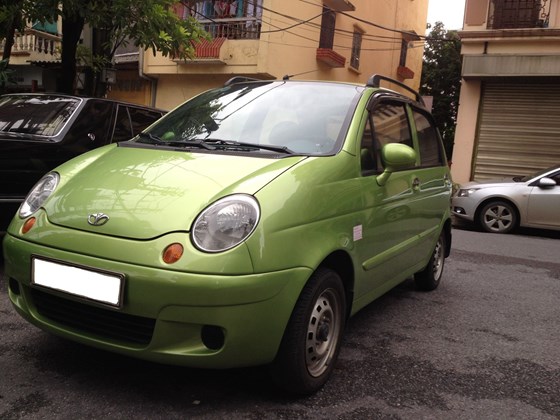 Daewoo Matiz SE số sàn, màu xanh cốm, sản xuất và đăng ký năm 2008