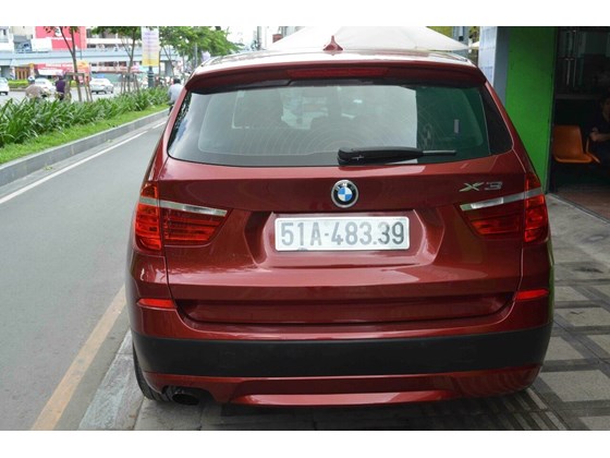 Bán xe BMW X3 sản xuất 2013, màu đỏ, nhập khẩu chính hãng, còn mới