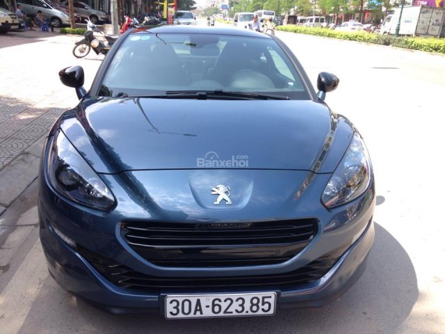 Mình cần bán Peugeot RCZ Coupe 1.6 xe nhập khẩu Châu Âu năm 2015, màu xanh, xe nhập số tự động