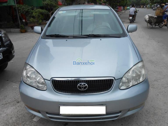 Bán ô tô Toyota Corolla Altis 1.8G đời 2002, màu bạc xe đẹp