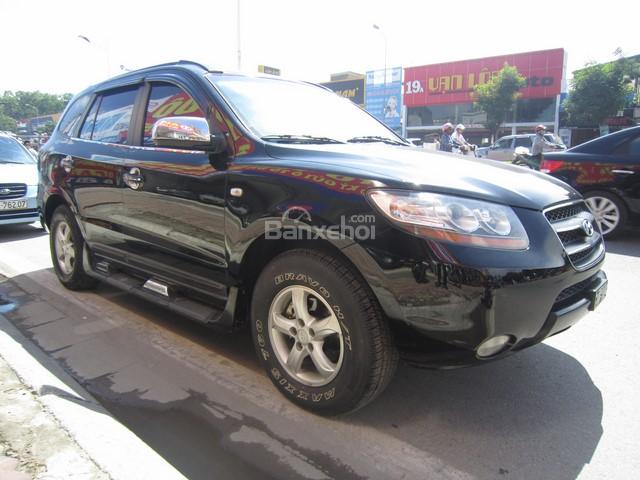 Cần bán Hyundai Santa Fe 4x4 2008, màu đen, nhập khẩu Hàn Quốc còn mới, giá chỉ 575 triệu