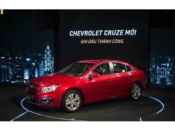 Chevrolet Cruze đời 2015, màu đỏ, nhập khẩu