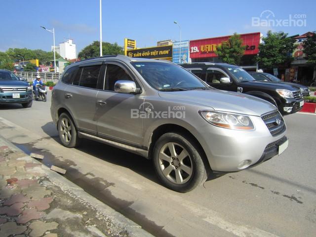 Bán xe Hyundai Santa Fe 2008, màu bạc, nhập khẩu Hàn Quốc