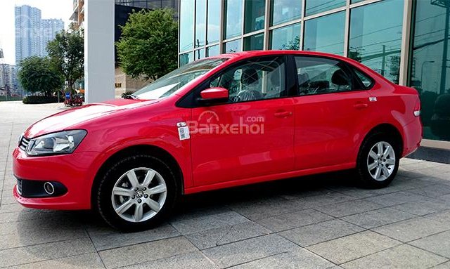 Bán Volkswagen Polo E đời 2017, màu đỏ, xe nhập