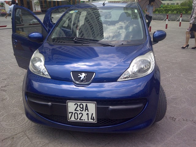 Bán ô tô Peugeot 107 năm 2006, màu xanh lam, xe nhập số sàn, 290 triệu