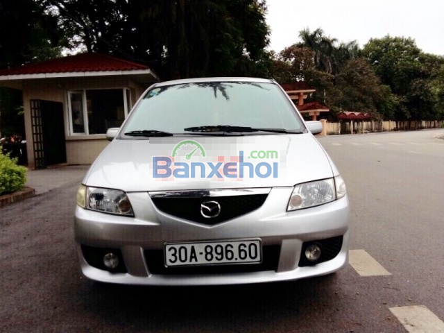 Cần bán gấp Mazda Premacy AT đời 2003, màu bạc, xe gia đình 