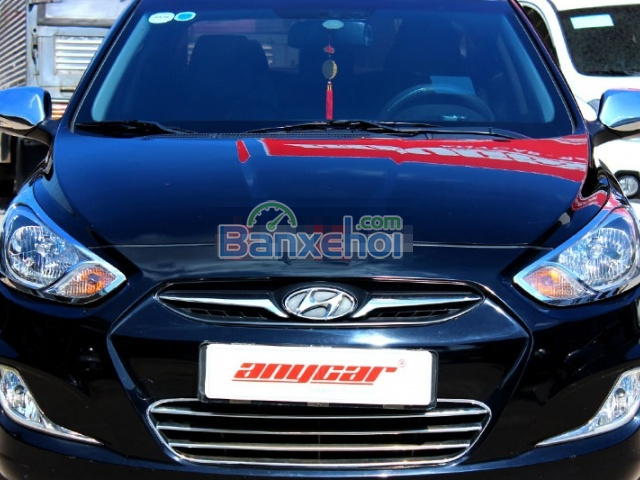 Bán ô tô Hyundai Accent VVT 1.4AT đời 2011, màu đen, nhập khẩu 