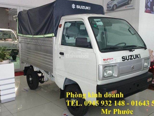 Xe tải Suzuki 650kg thùng kín, tặng trước bạ 100% khi mua xe