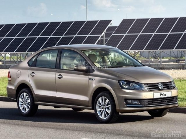 Cần bán xe Volkswagen Polo E đời 2017, màu nâu, nhập khẩu nguyên chiếc, 696tr