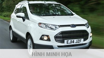 Xe Ford Ecosport phiên bản Châu Âu 2015 mới màu trắng đang được bán