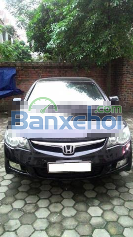 Cần bán xe Honda Civic đời 2008, màu đen, xe nhập, số sàn