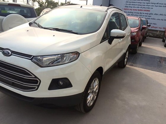 Cần bán Ford EcoSport đời 2015, màu trắng, nhập khẩu chính hãng, giá tốt