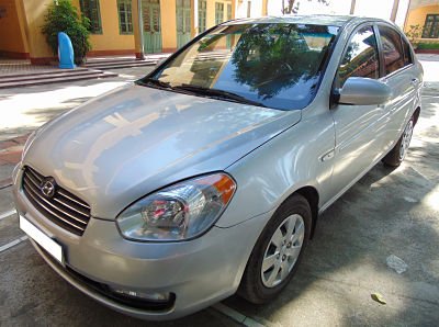 Bán xe Hyundai Accent đời 2009, màu bạc, nhập khẩu chính hãng