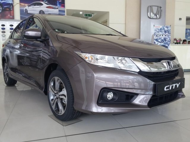 Honda Giải Phóng - Hà Nội kinh doanh xe ô tô Honda City 1.5 CVT 2015 mới, màu nâu