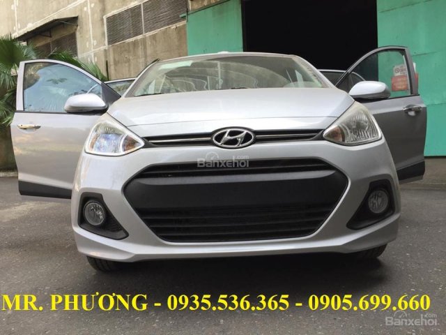 Cần bán Hyundai Grand i10 2017 Tam Kỳ, màu bạc, LH: Trọng Phương 0935.536.365 – 0905.699.660