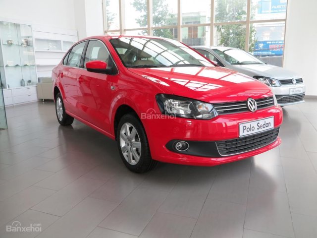 Bán ô tô Volkswagen Polo 1.6L MT 2016, màu đỏ, xe nhập