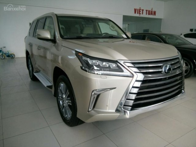 Lexus LX 570 model 2016, màu vàng, xe nhập chính hãng giao nhanh