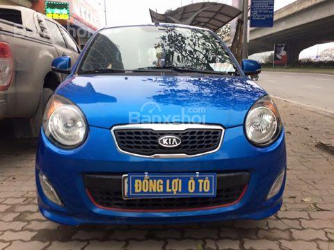 Kia Morning SLX sản xuất 2009, màu xanh lam, nhập khẩu nguyên chiếc, 328 triệu