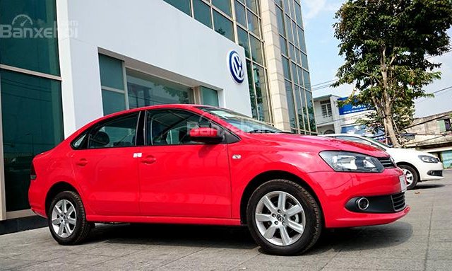 Bán Volkswagen Polo E đời 2018, màu đỏ, nhập khẩu nguyên chiếc, giá tốt