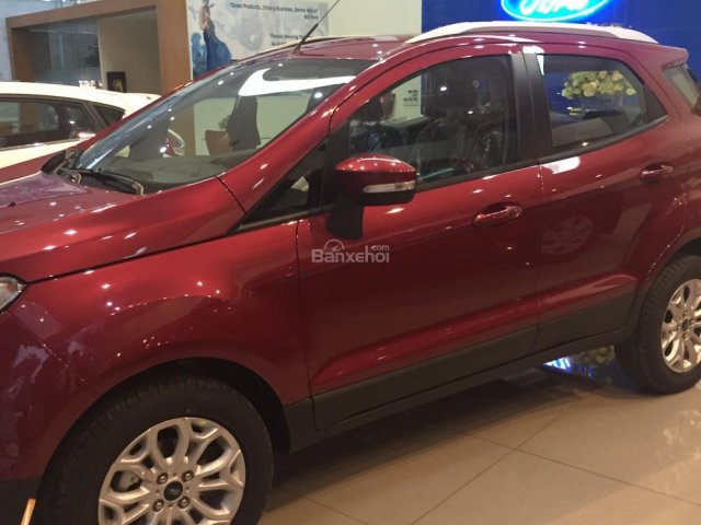 Bán Ford Ecosport 2018 mới 100% Titanium, màu đỏ, giá tốt nhất thị trường, hotline 033.613.5555