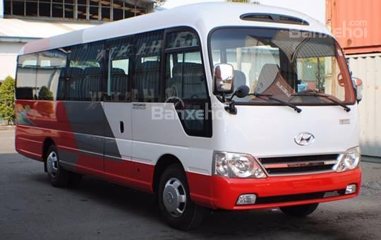 Hyundai County thân dài Tracomeco Limousine, cửa Gol, mão đuôi, ĐT: 0961237211