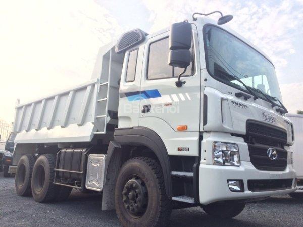 Giá xe Ben 3 chân Thaco Hyundai HD 270 sản xuất 2016, màu trắng, nhập khẩu nguyên chiếc - 0938907243