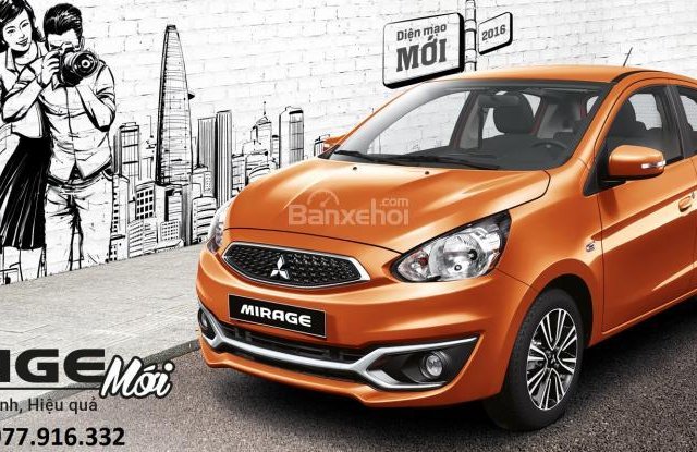 Mitsubishi Mirage model 2017 nhập khẩu, liên hệ ngay để có giá tốt nhất