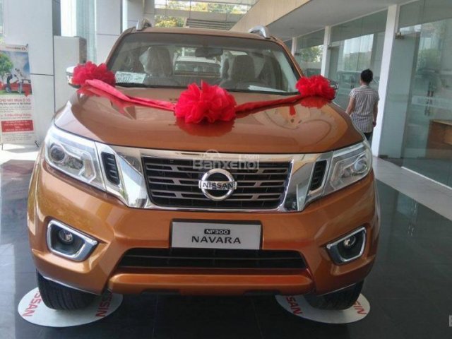 Bán xe Nissan Navara 2.5EL Premium, màu vàng cam, nhập khẩu chính hãng Thái, hotline 0985411427