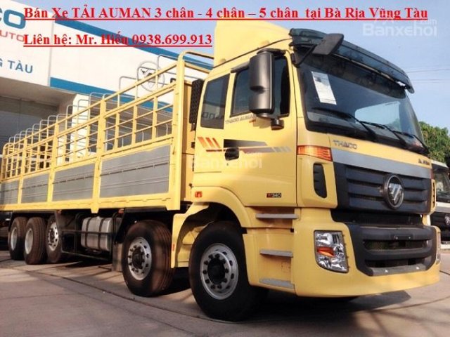 Bán xe tải 5 chân 20,5 tấn - giá rẻ nhất Thaco Auman tại Bà Rịa Vũng Tàu, LH: 0938 699 913