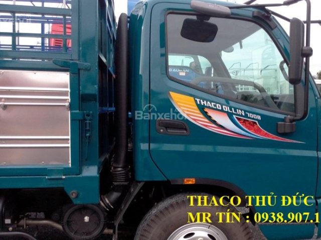 Bán xe tải Thaco Ollin 700B, tải trọng 6.95 tấn, hỗ trợ trả góp ngân hàng