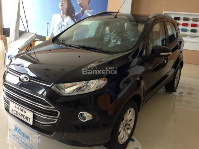 Bán Ford EcoSport Trend 2018 mới 100%, màu đen, giá tốt, hotline 033.613.5555