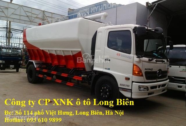 Bán xe chở cám Hino, xe chở thức ăn gia súc, xe bồn chở cám