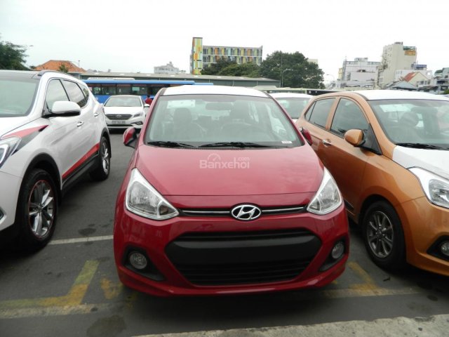 Bán xe Hyundai Grand i10 1.2 số sàn đời 2017 màu trắng, nhập khẩu chính hãng, giá chỉ 430 triệu