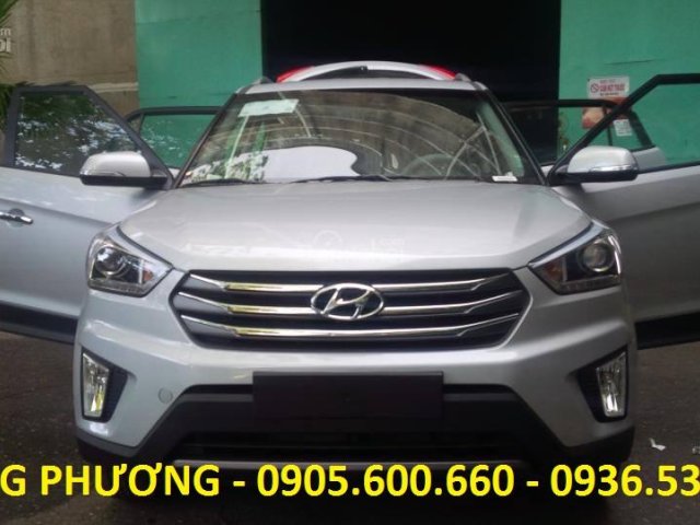 Bán ô tô Hyundai Creta năm 2017, màu bạc, LH 24/7: 0935.536.365 –  Trọng Phương, hỗ trợ vay 80% giá trị xe