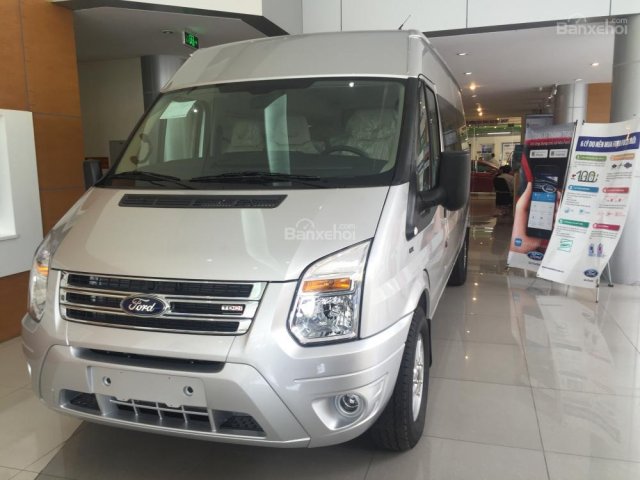 Bán Ford Transit 2018 mới 100%, màu bạc, giá cực rẻ. Call: 033.613.5555