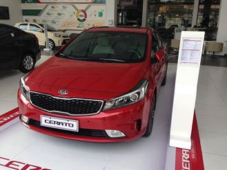 Bán Kia Cerato 1.6AT đời 2018, màu đỏ