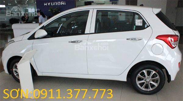 Bán Hyundai Grand i10 Đà Nẵng giảm sốc, màu trắng, hỗ trợ mua trả góp, chạy Grab