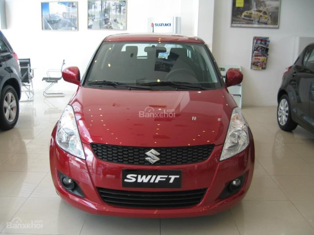 Suzuki Tây Hồ, bán Suzuki Swift 2016 màu đỏ - Hỗ trợ vay vốn trả góp, đăng ký, đăng kiểm lưu hành xe