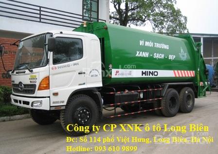 Bán xe cuốn ép rác Hino, giá xe ép ráC Hino, xe ép rác hino 20-22 khối (m3) 2018-2019