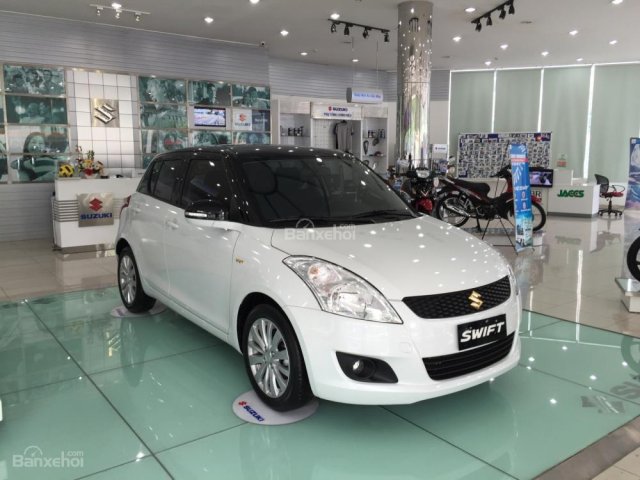 Suzuki Vân Đạo, bán Suzuki Swift 2016 màu trắng. Hỗ trợ vay vốn trả góp, đăng ký, đăng kiểm lưu hành xe