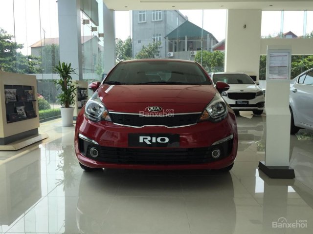 Kia Rio 2017 Sedan số tự động, nhập khẩu, màu đỏ, giá hấp dẫn- Kia Vĩnh Phúc, 0979.428.555