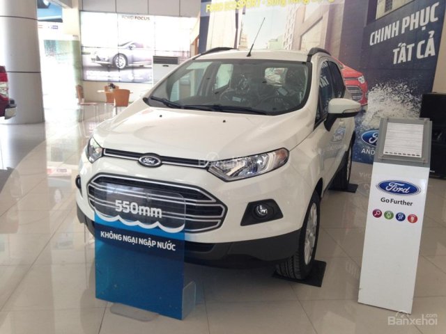 Bán ô tô Ford EcoSport Trend MT đời 2018, màu trắng, giá tốt