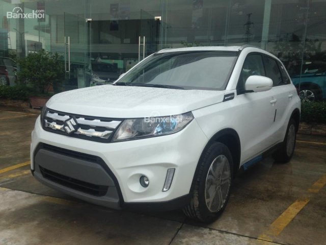 Bán Suzuki Vitara đời 2017, màu trắng, xe nhập, hỗ trợ trả góp lên đến 100% giá trị xe. LH: 0934 23 32 42